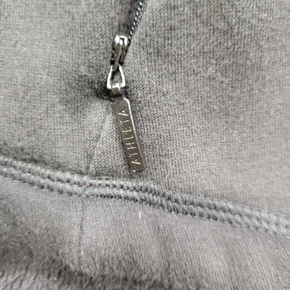 Athleta Pullover Women's Large Tall Cozy Karma Asymmetrical Black Wrap Studio - Picture 13 of 13